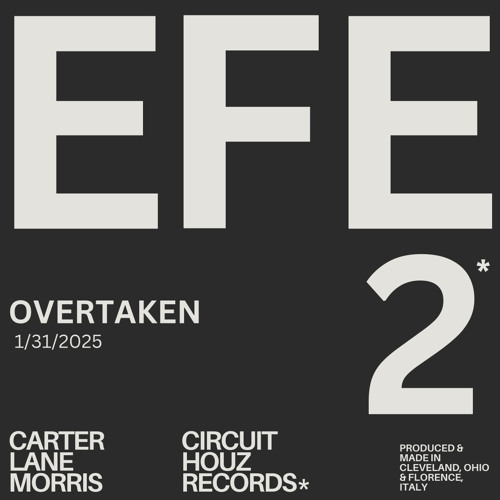OVERTAKEN - Radio Edit - Circuit Houz Records - Carter Morris