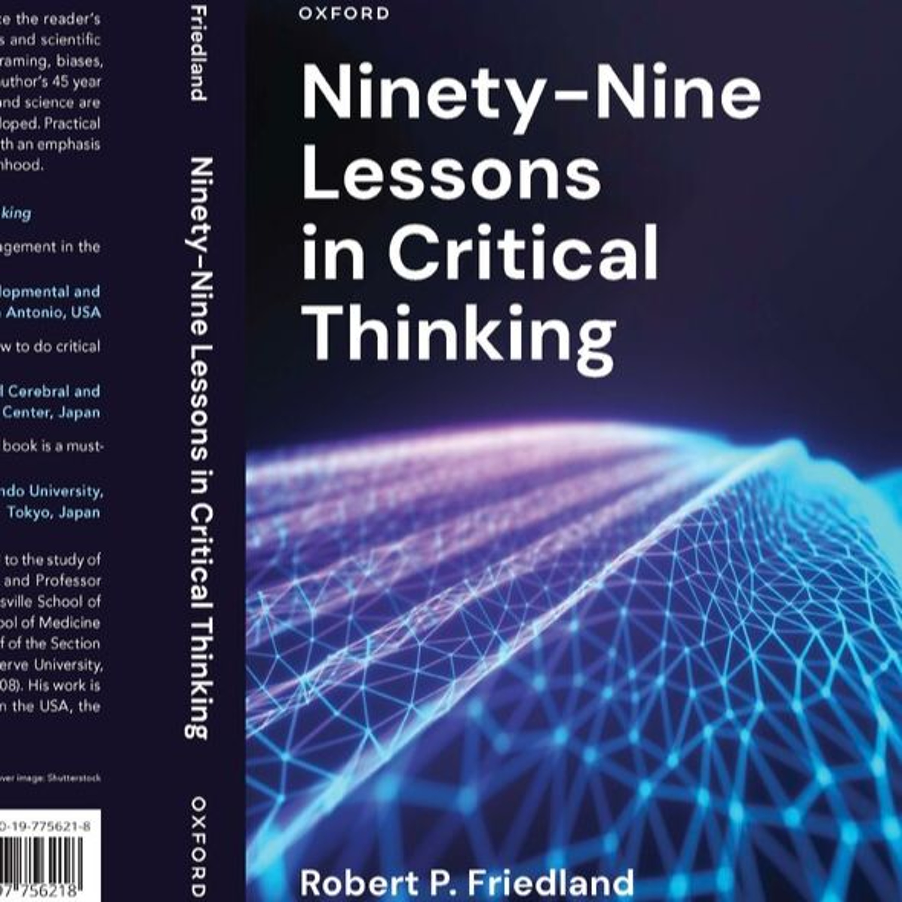 #256 Critical Thinking for Everyone! | Robert Friedland | 99 Lessons in Critical Thinking | 3-19-26 episode artwork