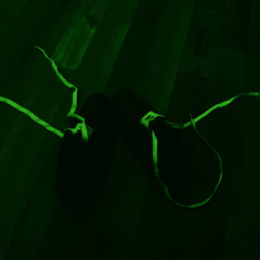 untied my shoes to show my trust