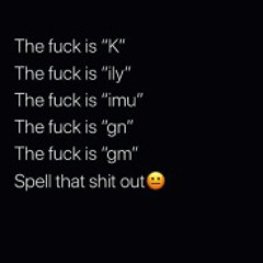 When life hits/Acronyms