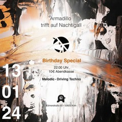 jan. 13, 2024 | nachtigall | armadillo | birthday special 🥳