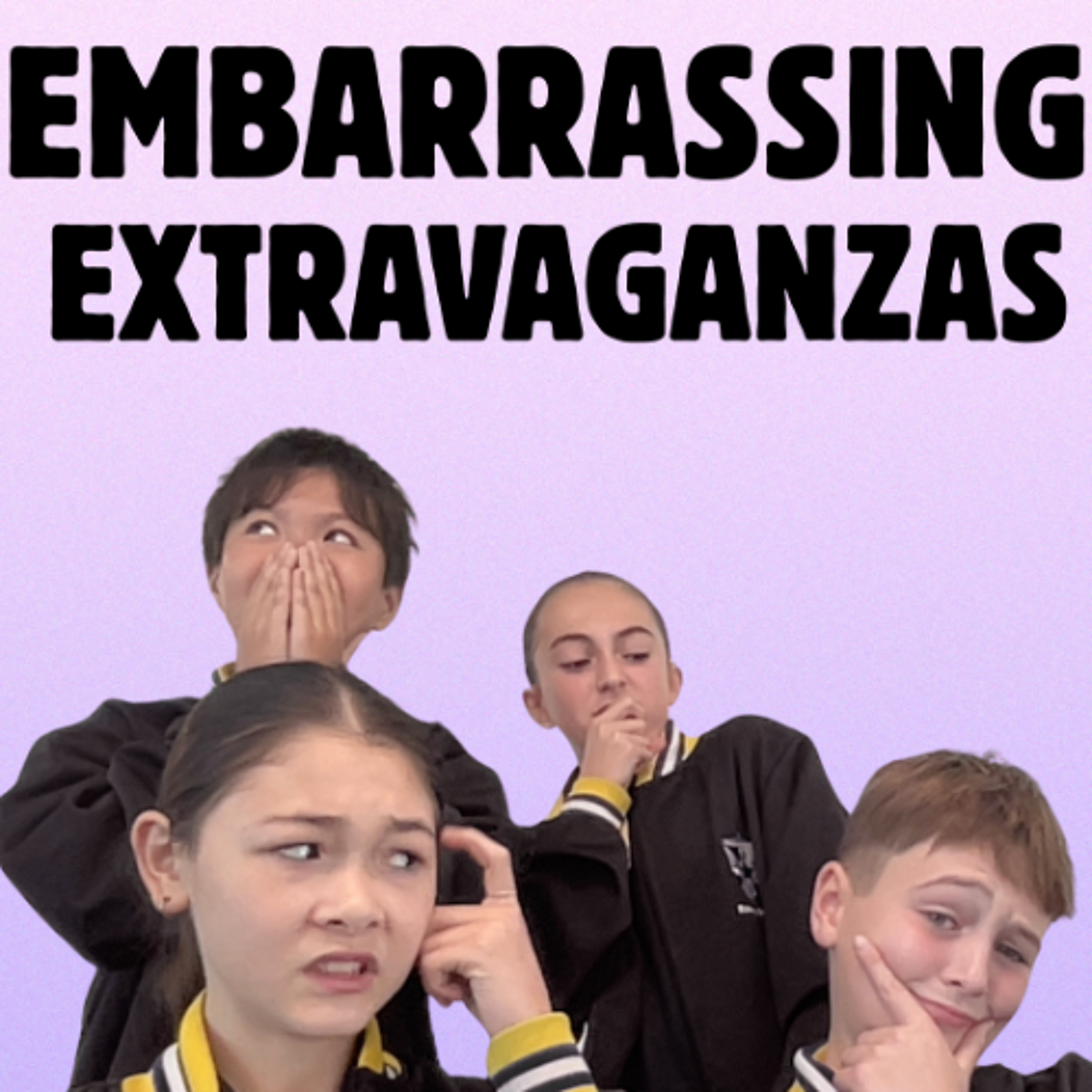 Embarrassing Extravaganzas - Alethea, Lachlan, Willow and Ryan - Rosary School episode artwork