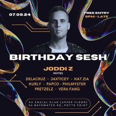 🎂 Joddi Z @ Birthday Sesh | Trance-Techno-NRG (138-167bpm) 2024