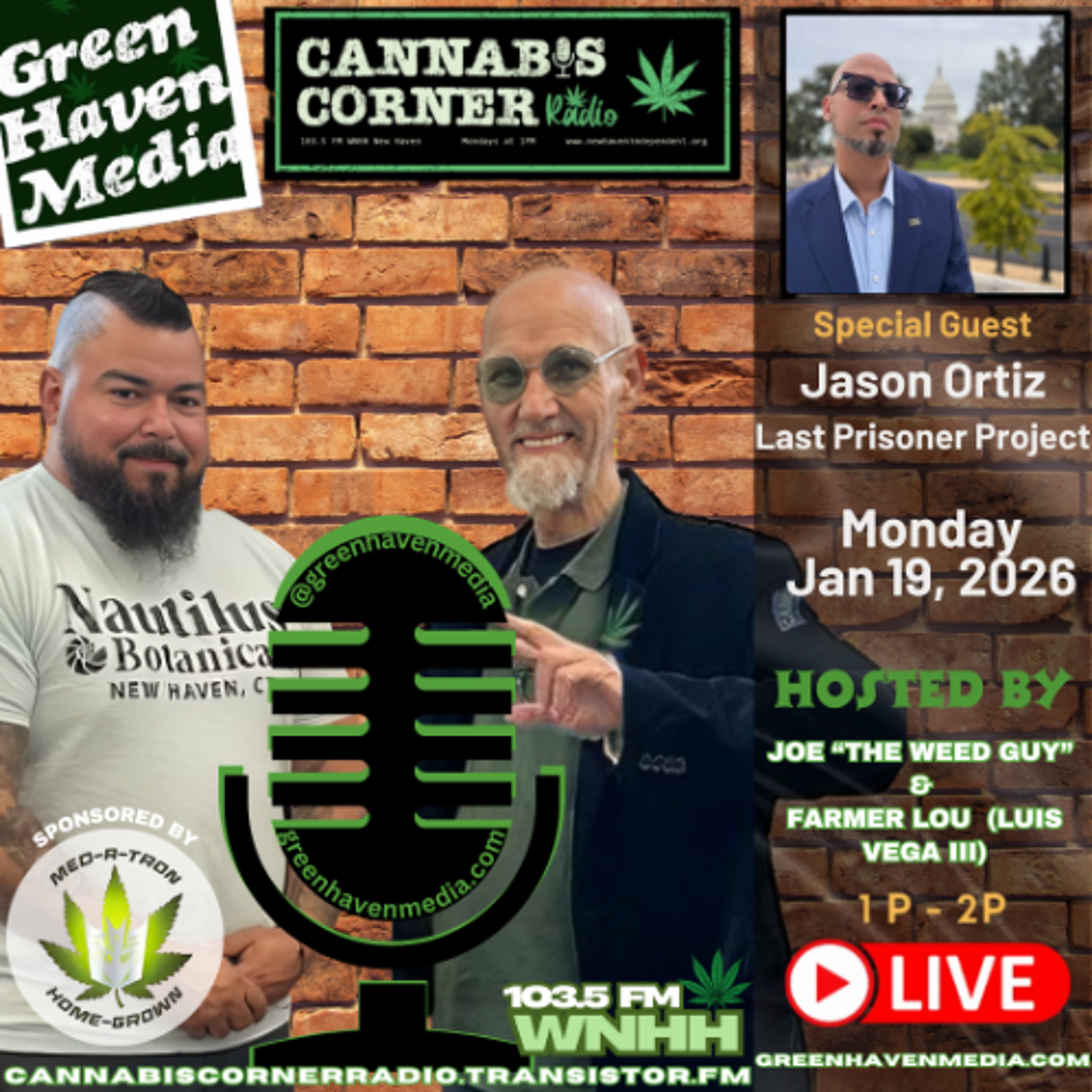 Cannabis Corner Radio: Jan 19, 2026 episode artwork