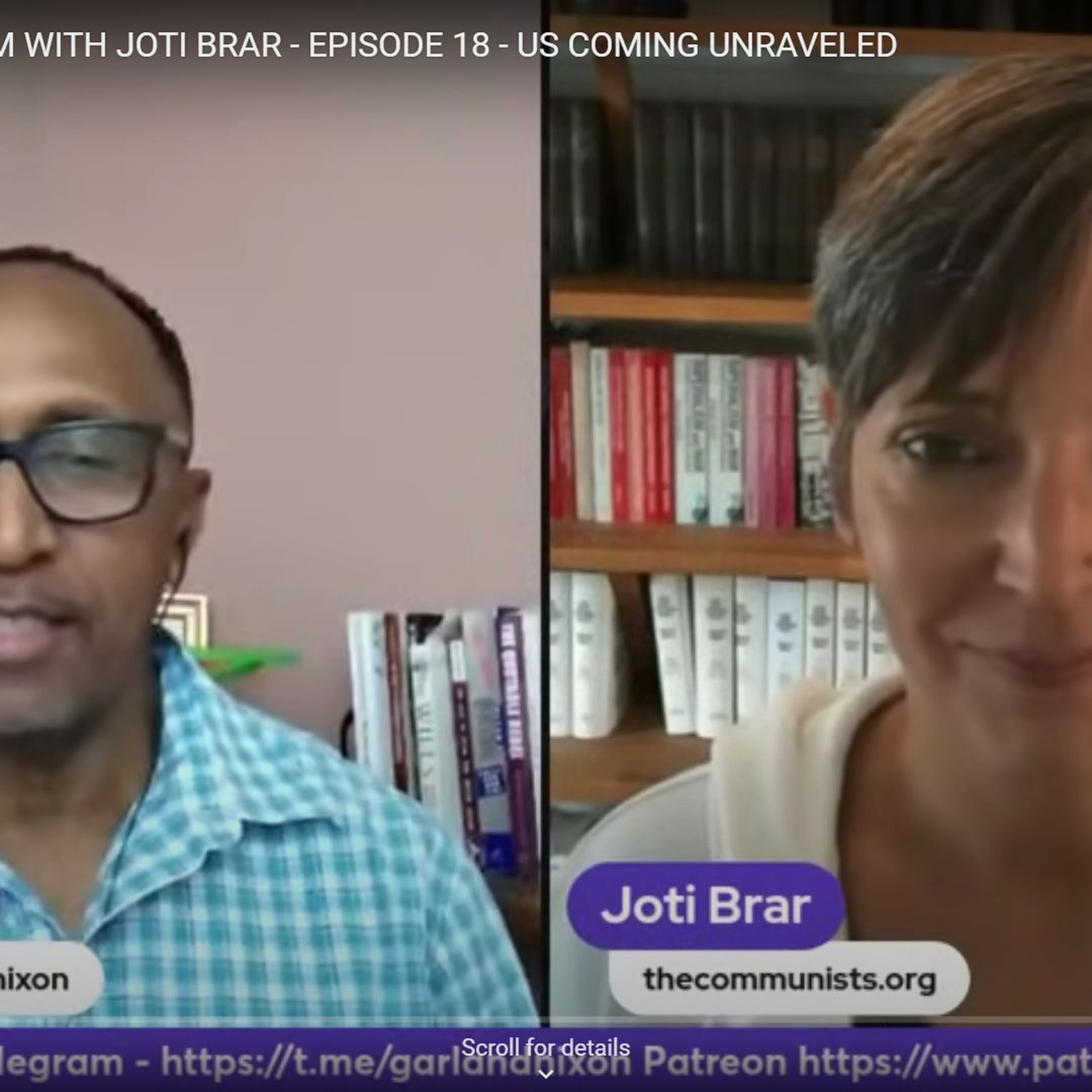 Imperialism parasitic decandent and doomed Garland Nixon and Joti Brar Ep18