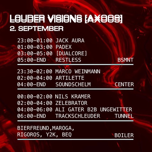 Louder Visions(AX009) @ Hans-Bunte-Areal
