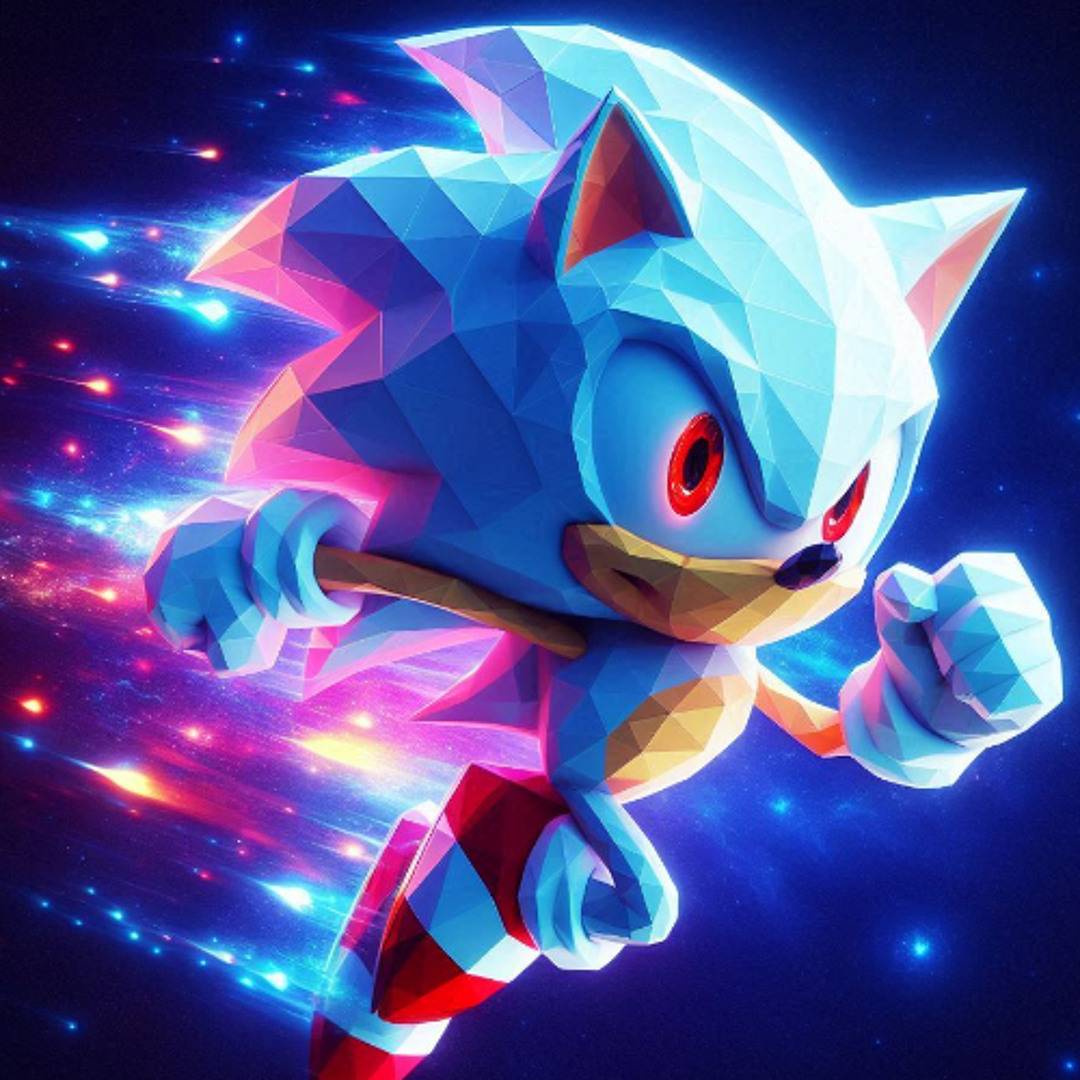 【期間限定特価】 Song) Sonic (Hyper Now of Speed Stream by AI Bird Retro アート・デザイン・音楽