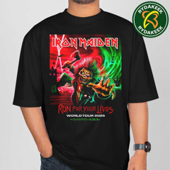 Iron Maiden Run For Your Lives 2026 Tour Tee