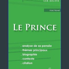 [ebook] read pdf ✨ Fiche de lecture Le Prince de Machiavel (Analyse philosophique de référence et