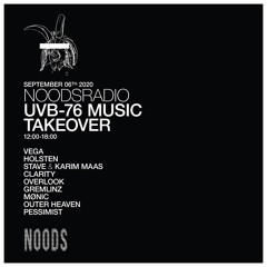 Noods Radio x UVB-76 Music Takeover - VEGA - 6th Sep 20