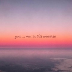 you ... me, in this universe