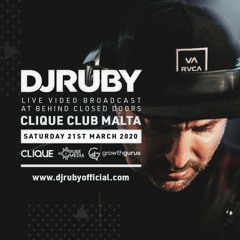DJ Ruby Live Behind Closed Doors at Clique Club Malta, 21-03-20