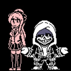 A Damage Maniac and a Literature Club President (Dusttale Damage Maniac x TFTLC Just Monika)