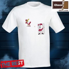 Top St. Louis Cardinals VS Cincinnati Reds MLB 2024 mascot cartoon baseball shirt