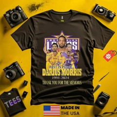 Los Angeles Lakers Rest In Peace Darius Morris 1991 2024 Thank You For The Memories Signatures Shirt