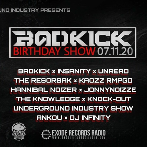 BadkicK - Badkick birthday show 07.11.20