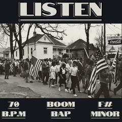 "Listen" Sample Chop Boom Bap Beat 70 BPM F# Minor