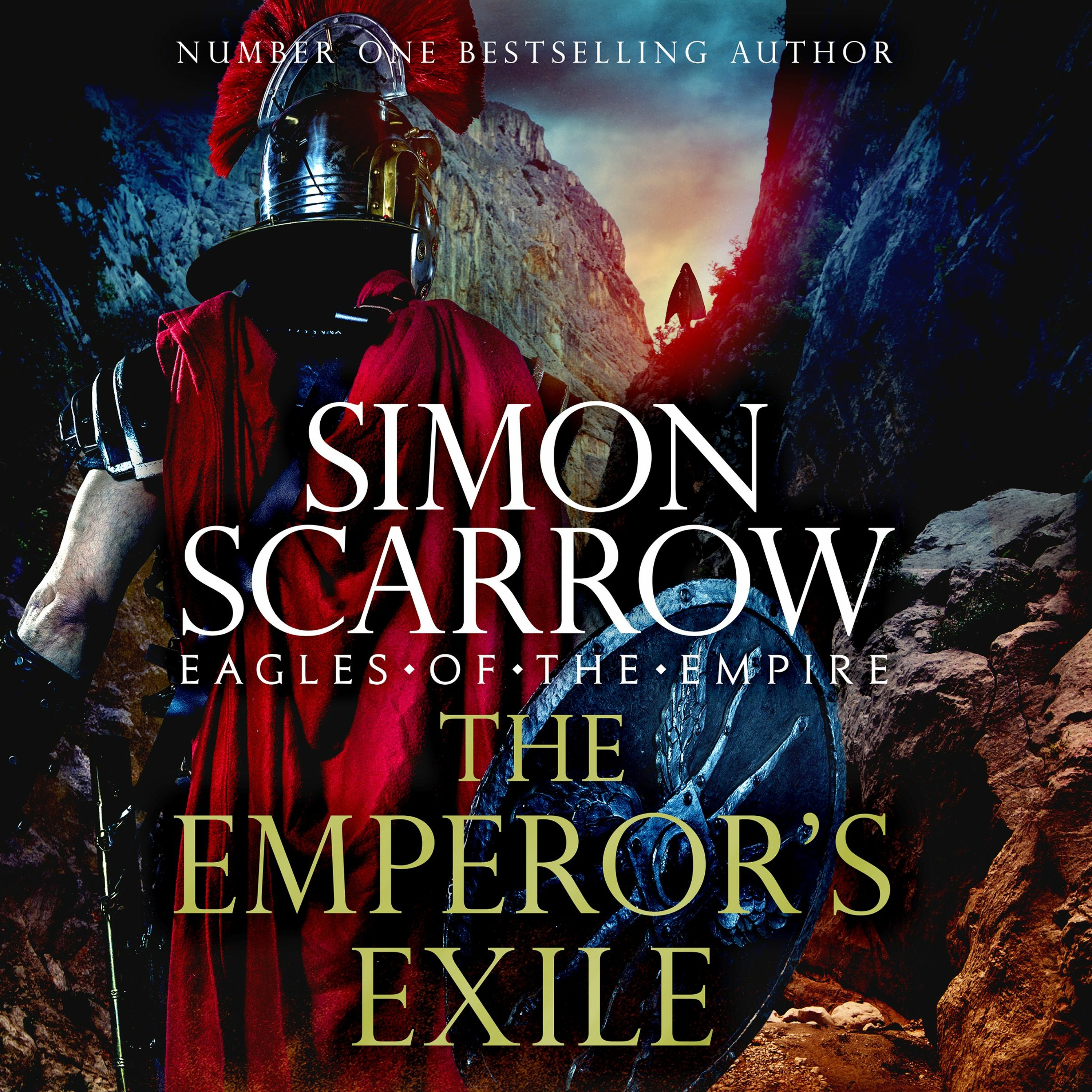cover of episode THE EMPEROR'S EXILE (EAGLES OF THE EMPIRE 19) by Simon Scarrow, read by Jonathan Keeble