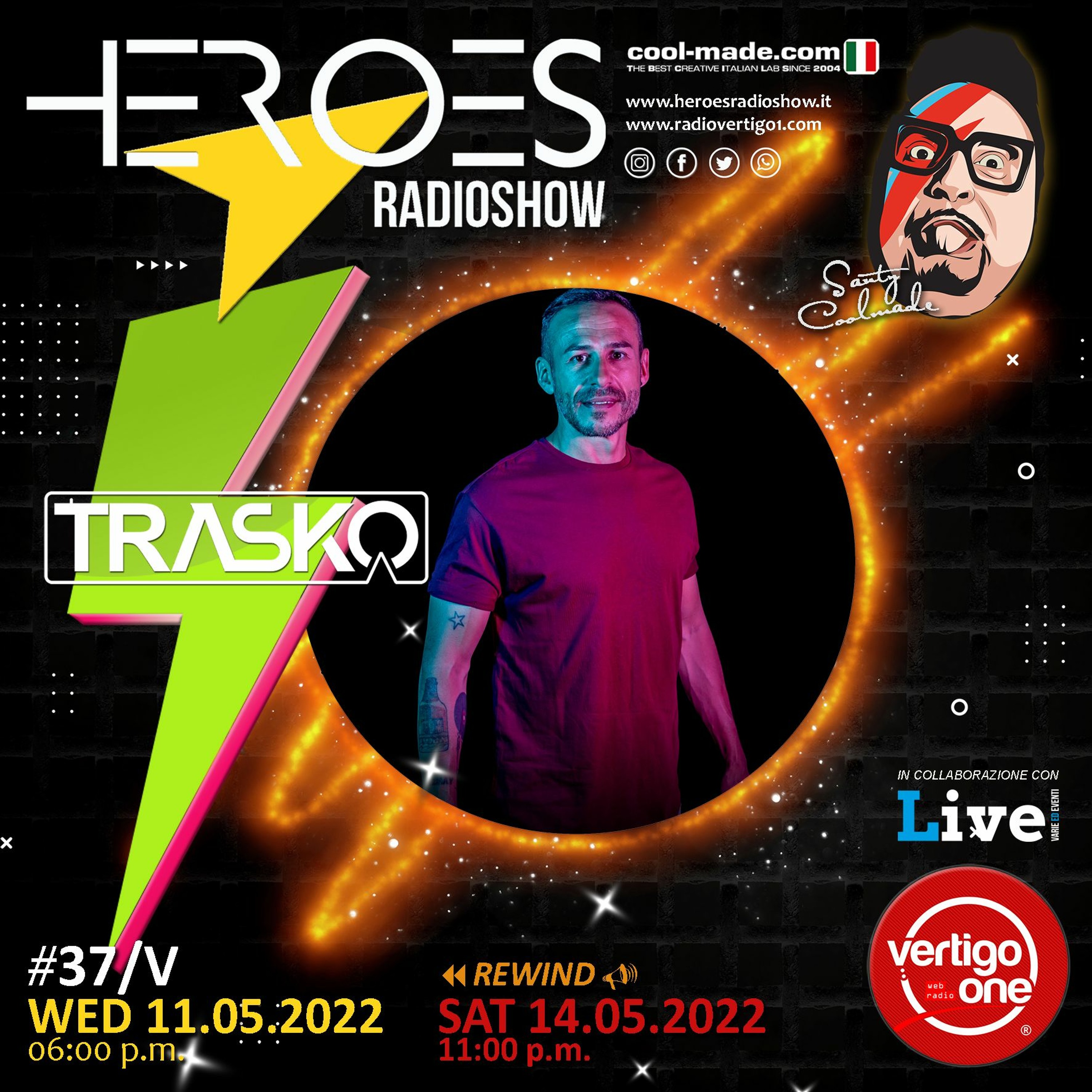 #37/2021-22> HEROES RadioShow - Special Guest TRASKO episode artwork
