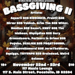 Bassgiving II Live Set - Soundwave Samuri B2B Jerm the Worm
