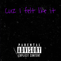 CUZ I FELT LIKE IT (Prod by. Hoodrixh)