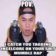 negro tags incelcore on their shit rap