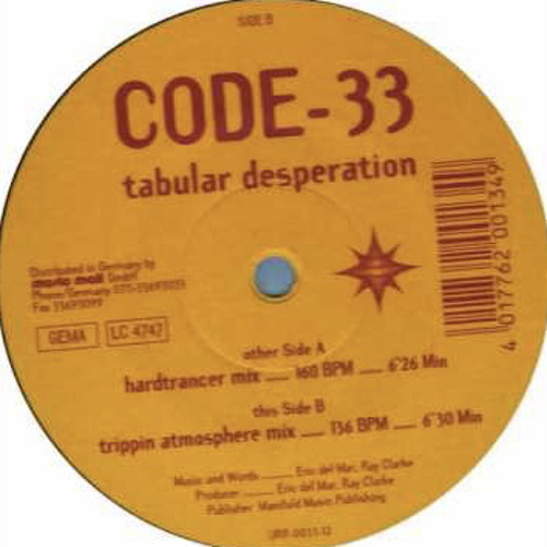 Code 33 - Tabular Desperation