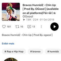 Bravoo HunnidZ - Chin Up INSTRUMENTAL (p. ogxool)