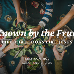 August 10, 2025 | Matthew 4:1-11; Galatians 5:13-26 | Known by the Fruit: Self-Control
