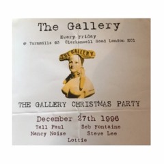Really late set at the Gallery, Turnmills; Late 90s