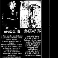 Cursed parasite and demøn øf Rape in the darkness(side-a) cassete r i p (raw Blackmetal)