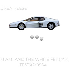 Miami And The White Ferrari Testarossa