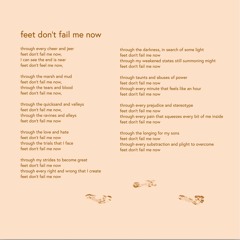 Feet Don't Fail Me Now by Russell Wardlow