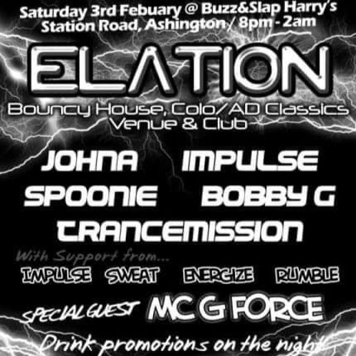 DJ Johna MC G Force Elation 3rd February 2007