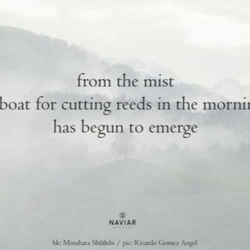 From The Mist ( Naviarhaiku 464 )