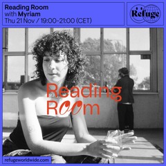 Reading Room - Myriam - 21 Nov 2024