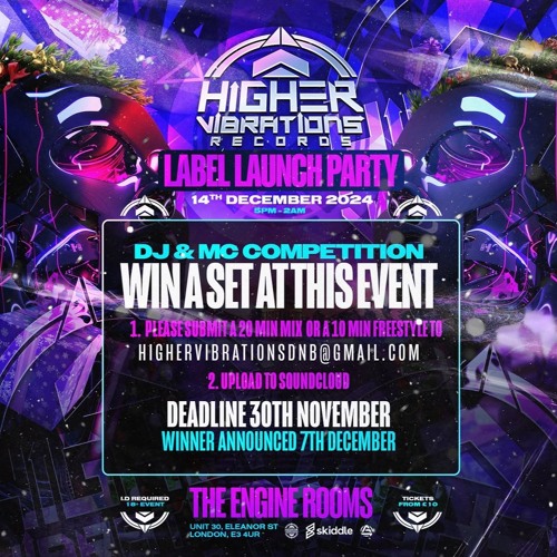 *WINNING ENTRY* BANDIT - HIGHER VIBRATIONS LABEL LAUNCH DJ COMP ENTRY (TRACKLIST INCLUDED)