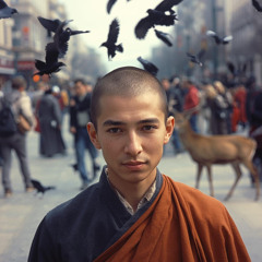 Junger Novize im Zen Kloster II