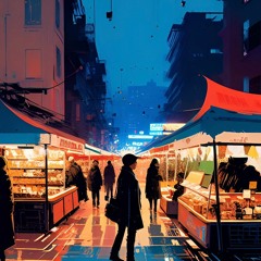 night market.