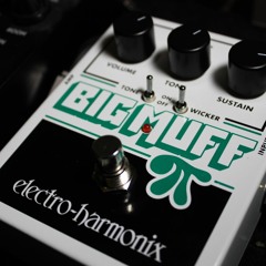 Electro-Harmonix Big Muff Pi with Tone Wicker Fuzz Pedal