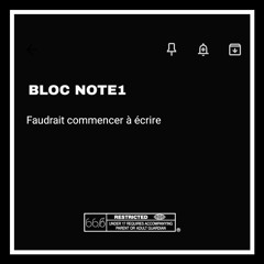 BLOC NOTE1