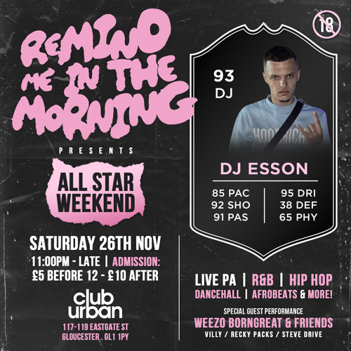 DJ ESSON LIVE @ REMIND ME IN THE MORNING 26/11/22