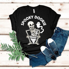 Skeleton Spooky Dookie Halloween Shirt