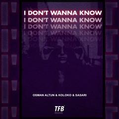 Osman Altun & Koloko & Sasari - I Don't Wanna Know