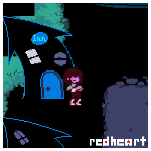 Under Fountain Blue (Empty Town)