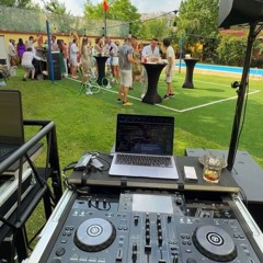 Energize Your Wedding Pool Party! Set the mood with vibrant warm-up music, power by Escape DJ.