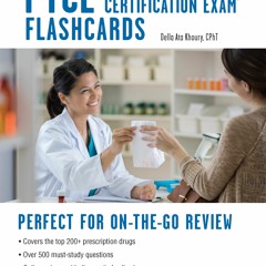 ~PDF/Ebook~ PTCE - Pharmacy Technician Certification Exam Flashcard Ed. Book + Online  3rd. Edition