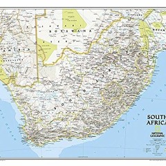 [% National Geographic South Africa Wall Map - Classic - Laminated, 30.25 x 23.5 in , National