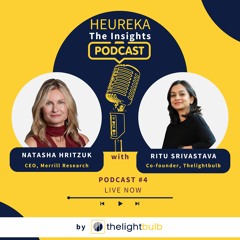 Ep #4: Natasha Hritzuk with Ritu Srivastava (Heureka: The Insights Podcast by Thelightbulb)