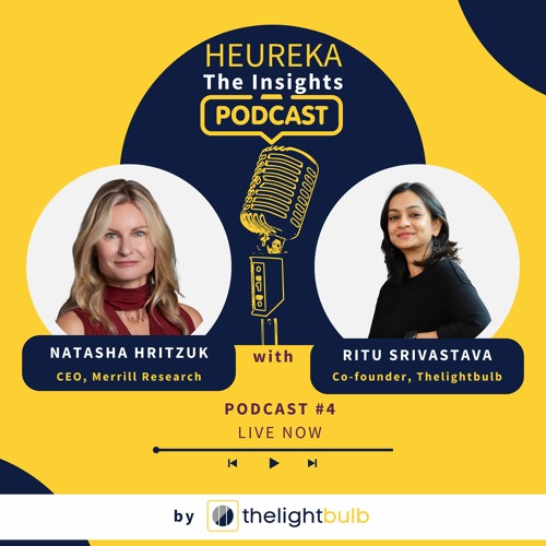 Ep #4: Natasha Hritzuk with Ritu Srivastava (Heureka: The Insights Podcast by Thelightbulb)